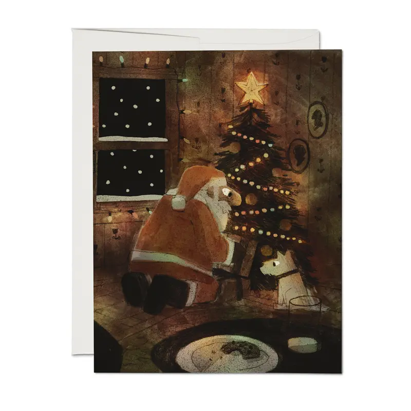 Twinkling Lights holiday greeting card
