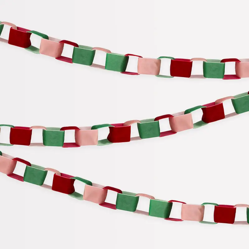 Velvet Chain Link Garland
