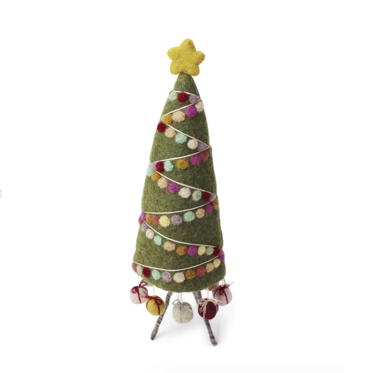 Big Christmas Tree with Garland