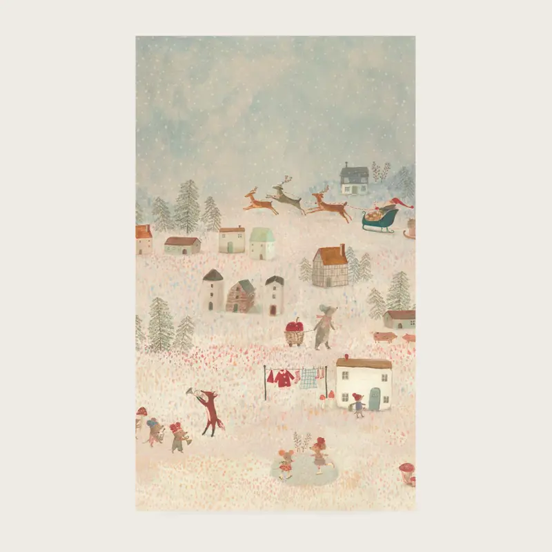 Gift wrap - Santa is coming -10 m