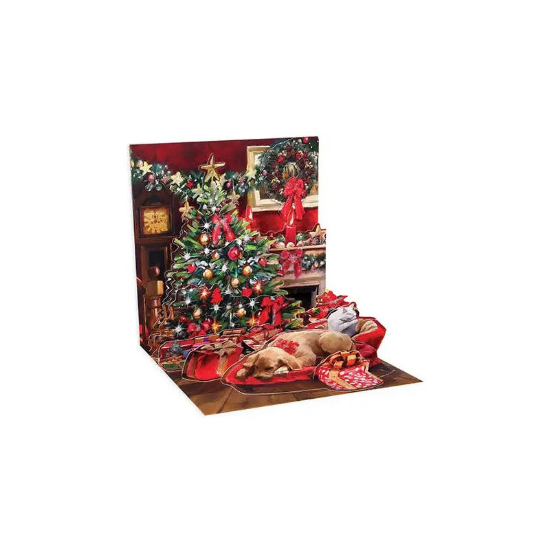 Holiday Room Christmas Pop-Up Card
