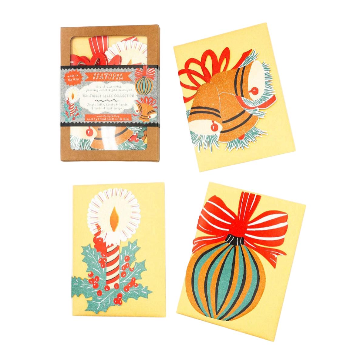 Jingle Bells Collection - Box of 6 Cards