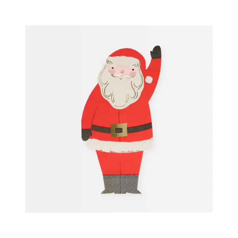 Jolly Christmas Santa Napkins (16pk)
