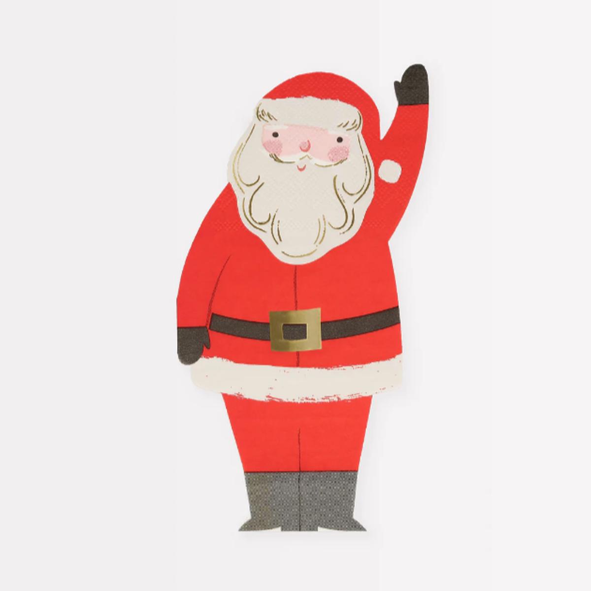 Jolly Christmas Santa Napkins