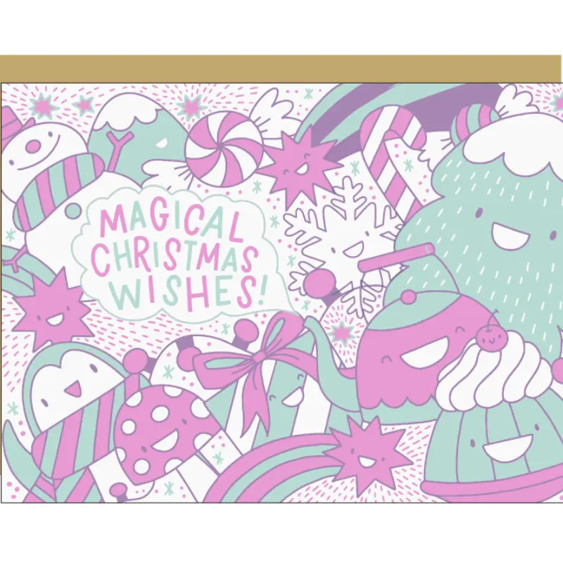Magical Christmas Card Set (6pk) -Christmas