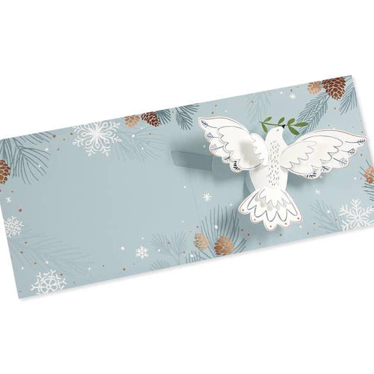 Peace Dove Christmas Pop-Up Card