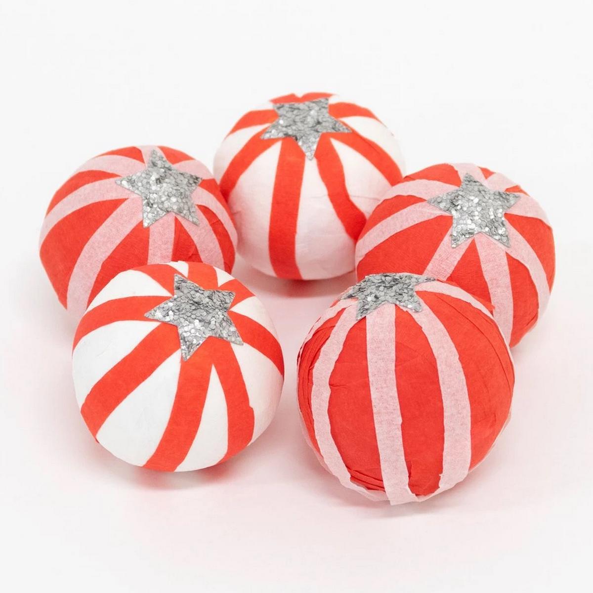 Peppermint Candy Surprise Balls