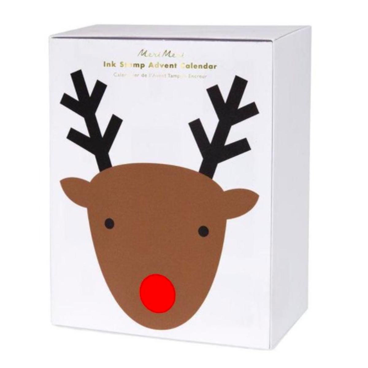 Reindeer Ink Stamp Advent Calendar