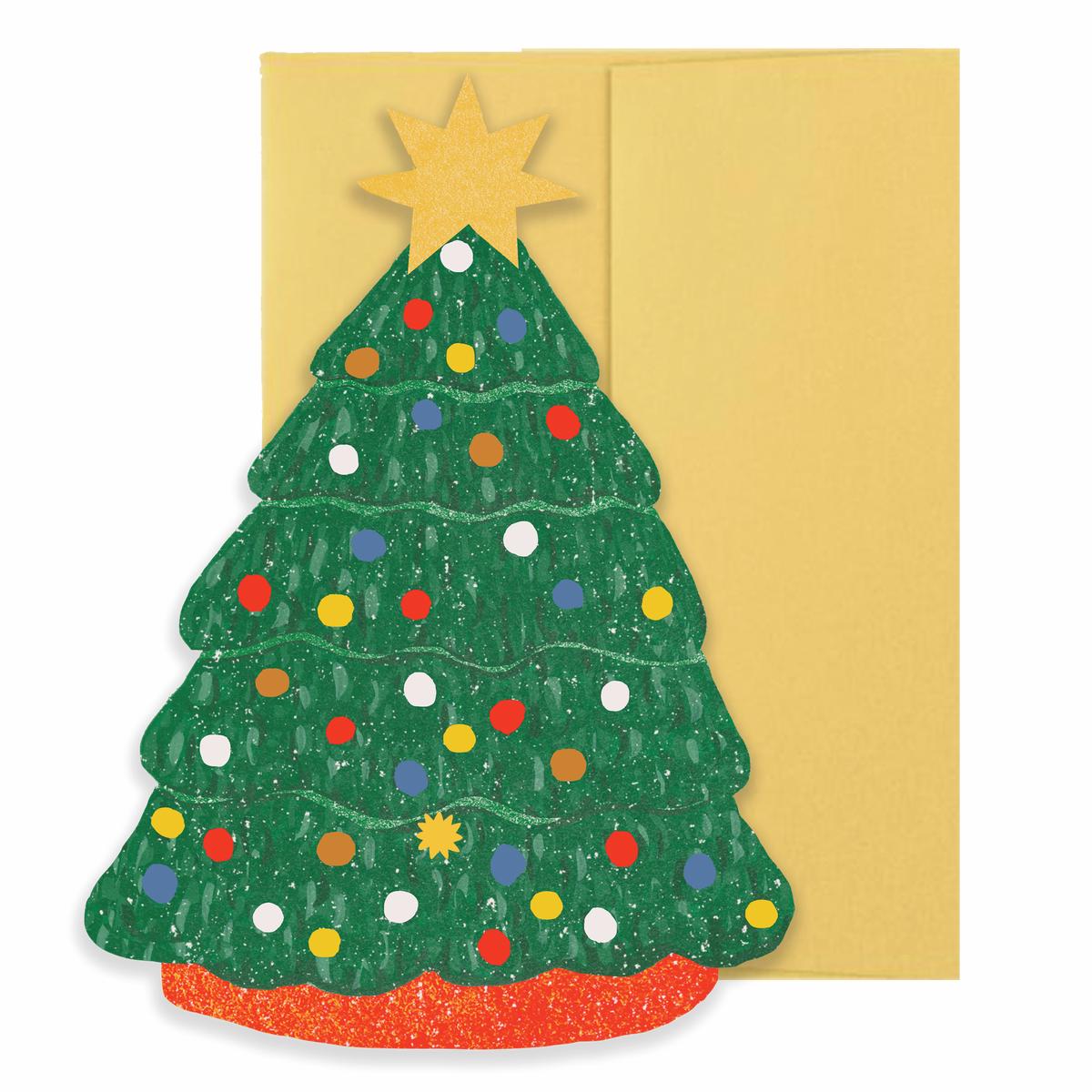 Tree Christmas Collection - Die Cut Card