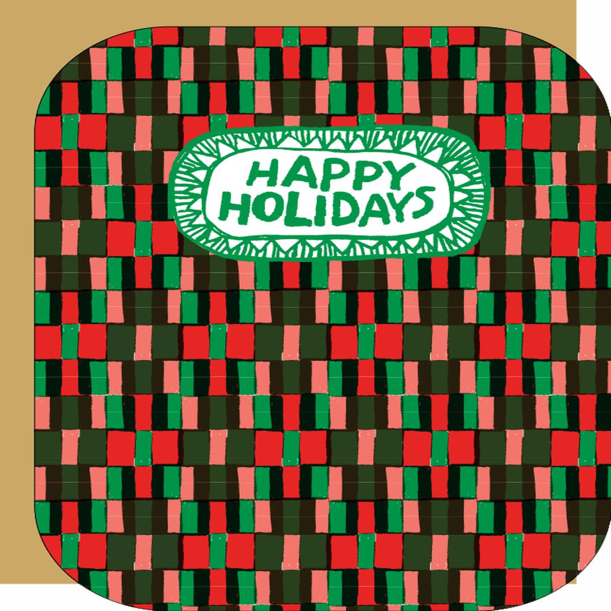 Woven Happy Holidays