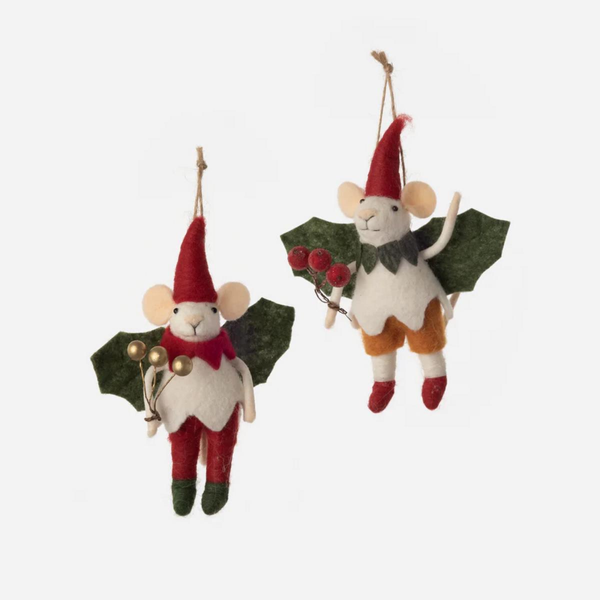 X-mas Mouse Ornament