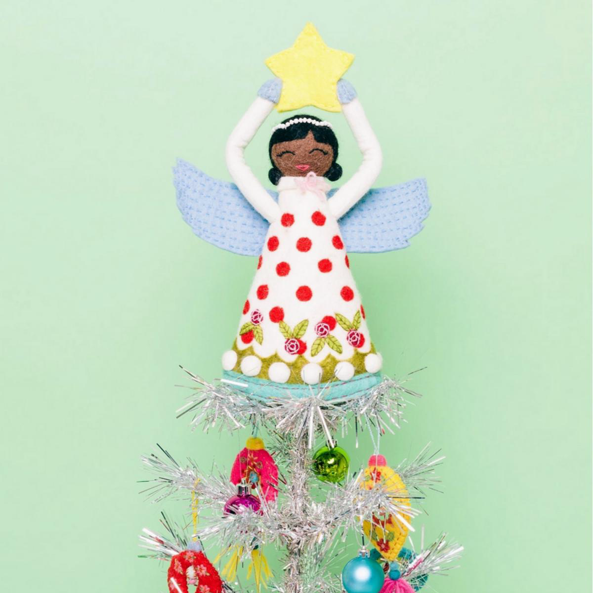 Angel Tree Topper - Simone -white