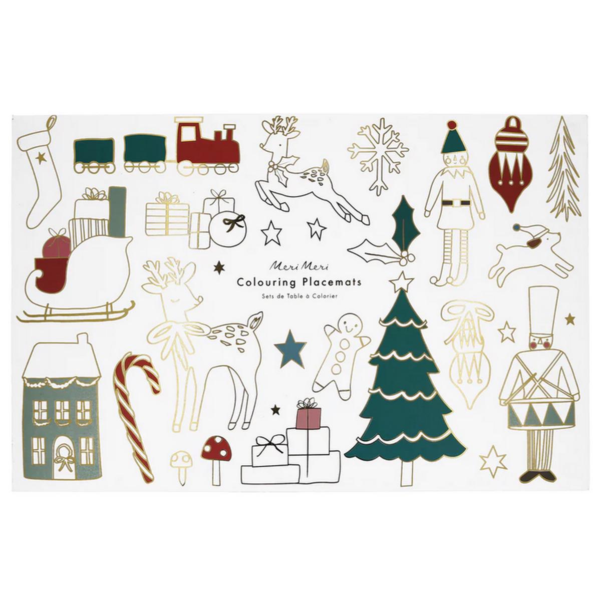 Christmas Coloring Placemats