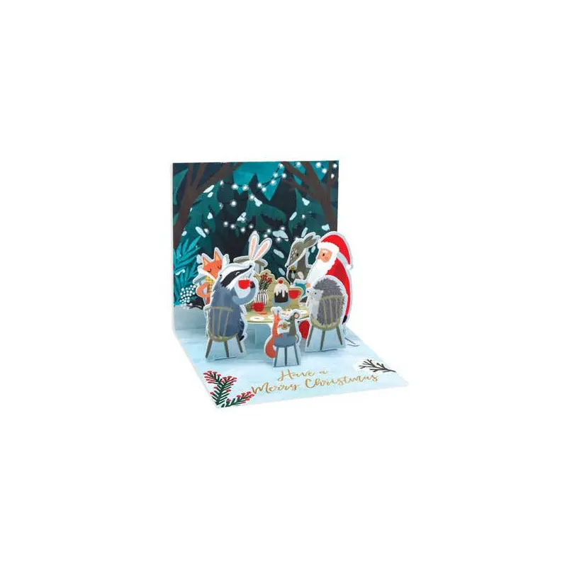 Christmas Gathering Mini Pop-Up Card
