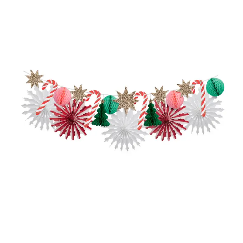 Christmas Honeycomb Garland