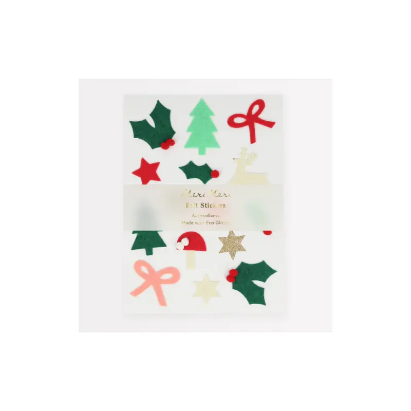 Felt Christmas Icon Stickers