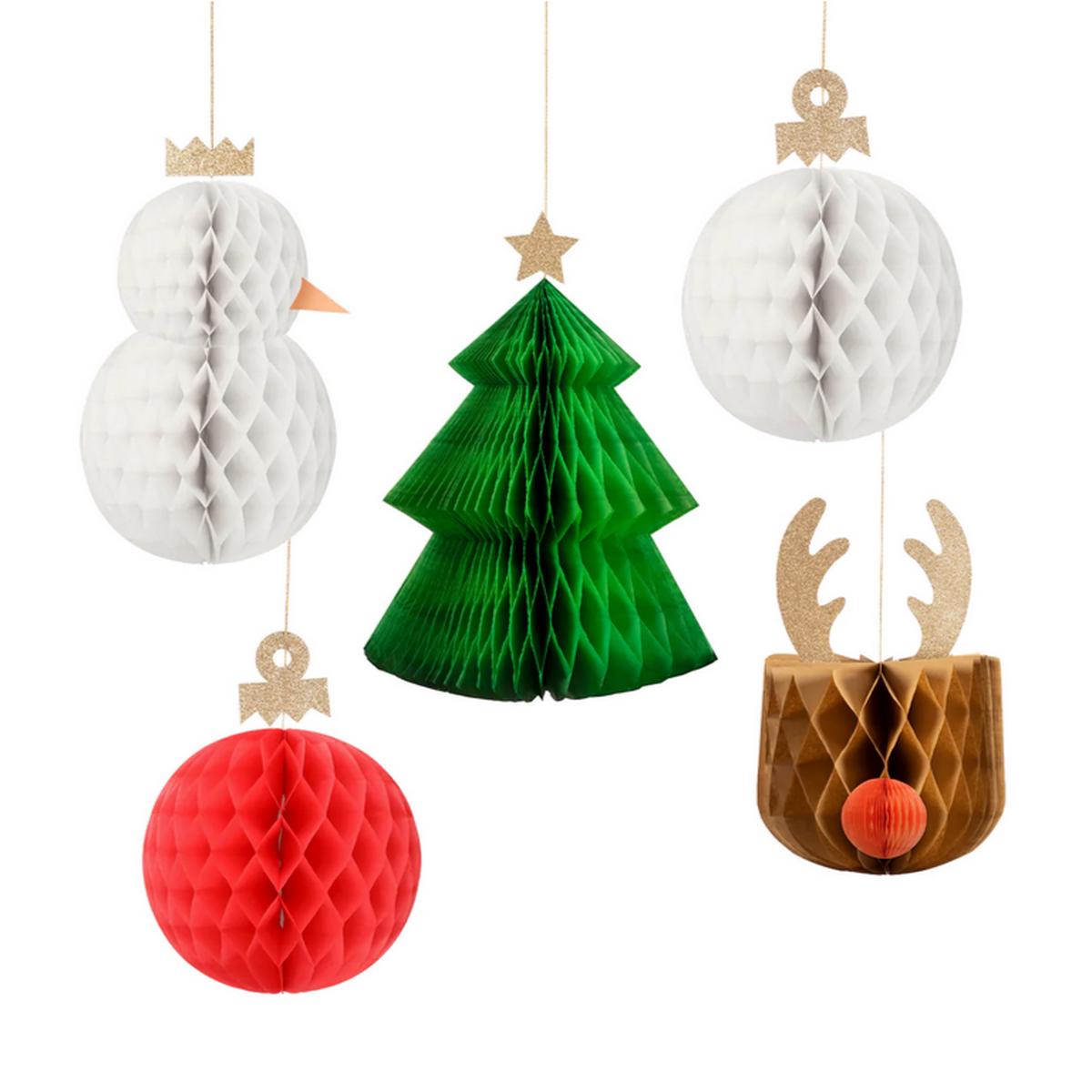 Large Hanging Honeycomb Decorations