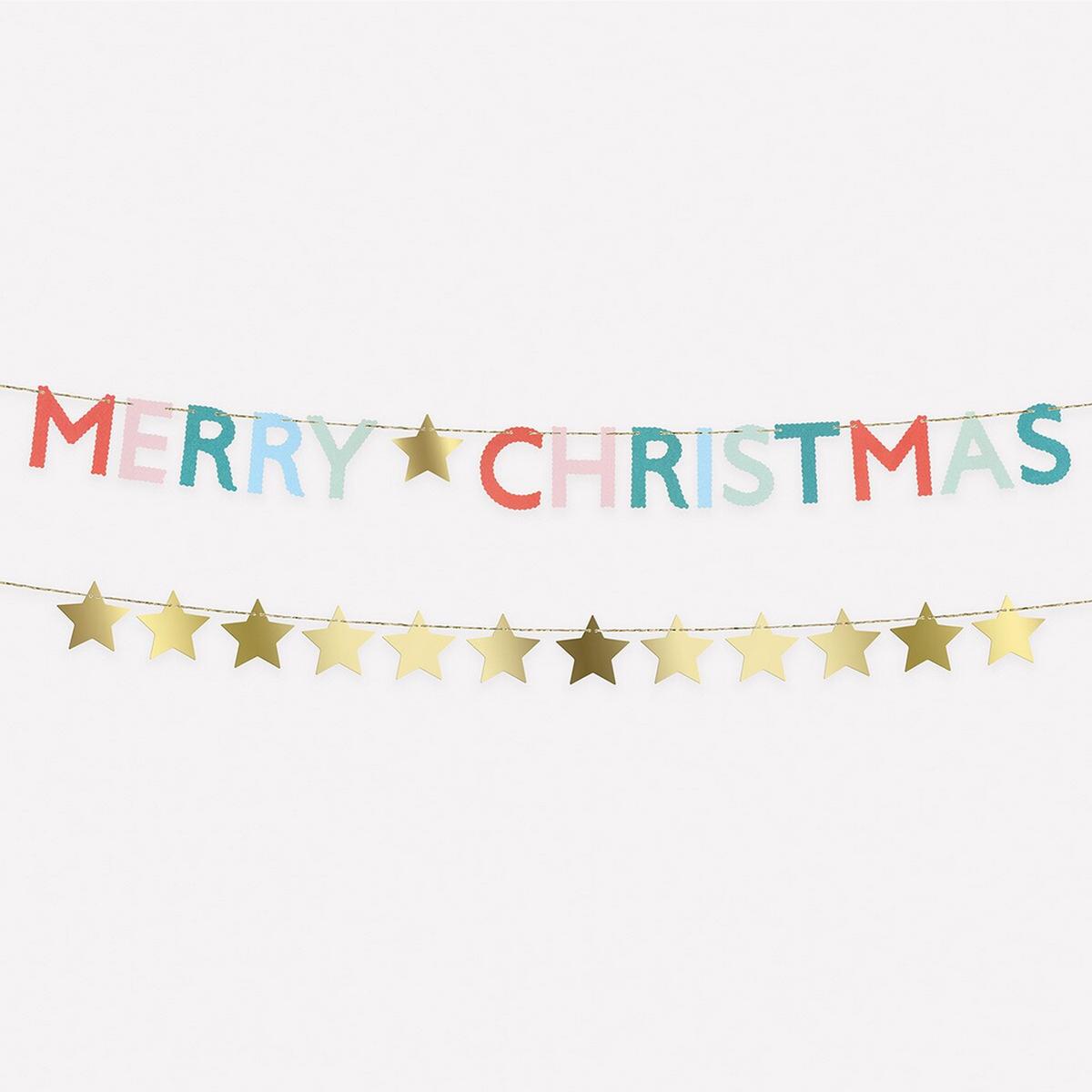 Merry Christmas Mini Matchbox Garland Set