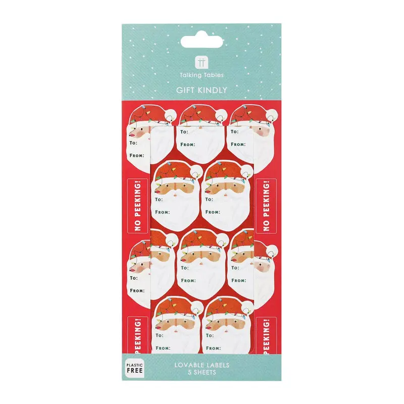 Santa Christmas Stickers