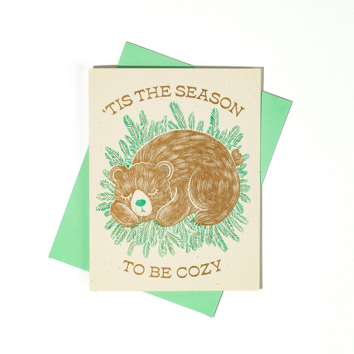 'Tis The Season - Risograph Holiday Card