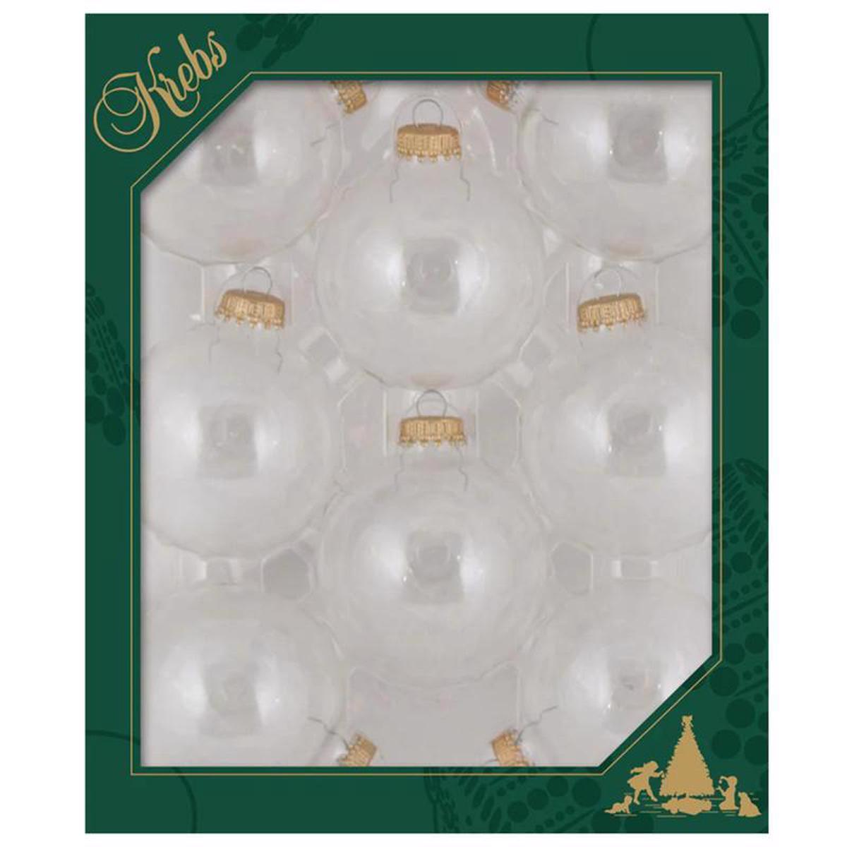 Christmas By Krebs CBK70001 Ball Christmas Ornaments Clear