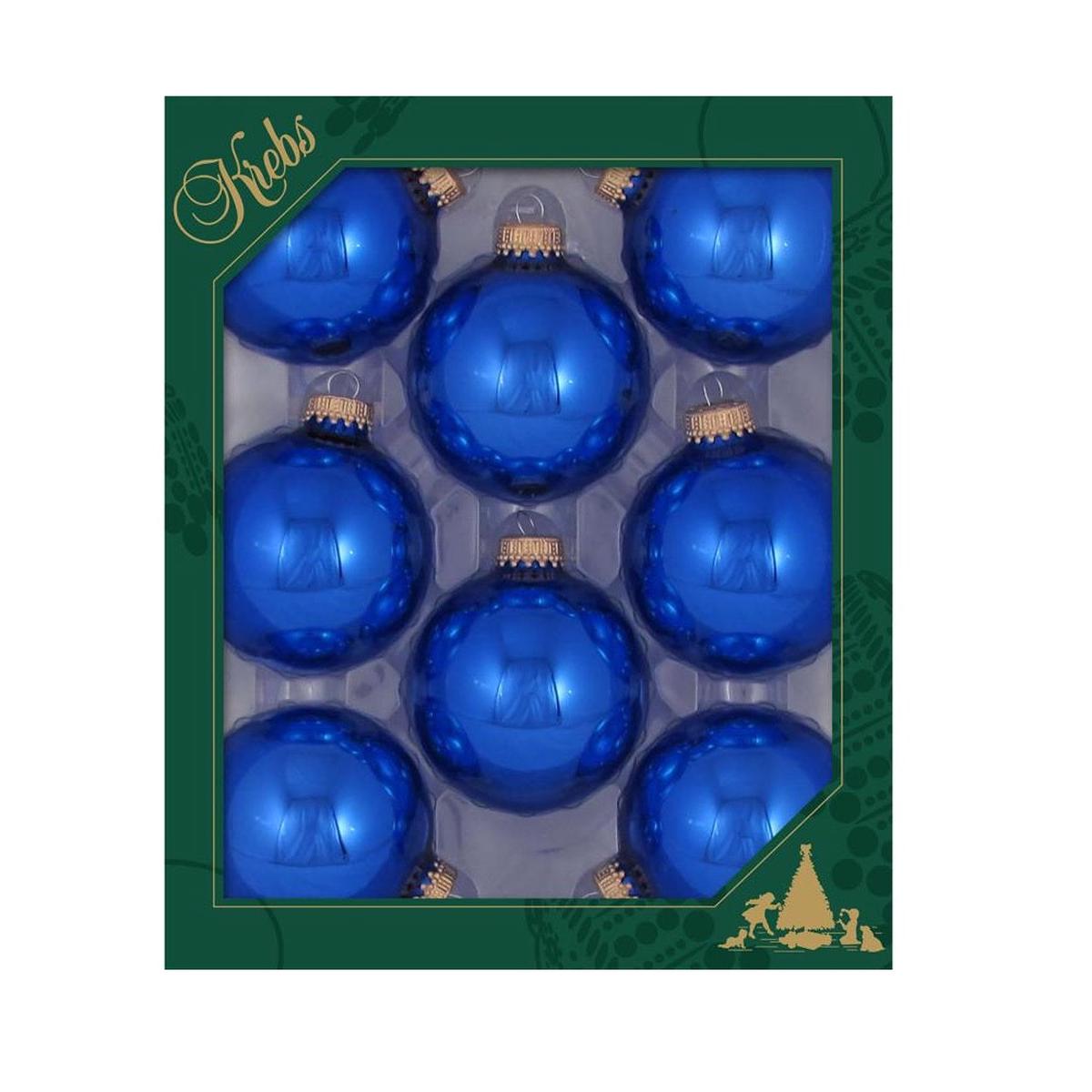 Christmas By Krebs CBK70057 Ball Ornaments Victoria BlueGold