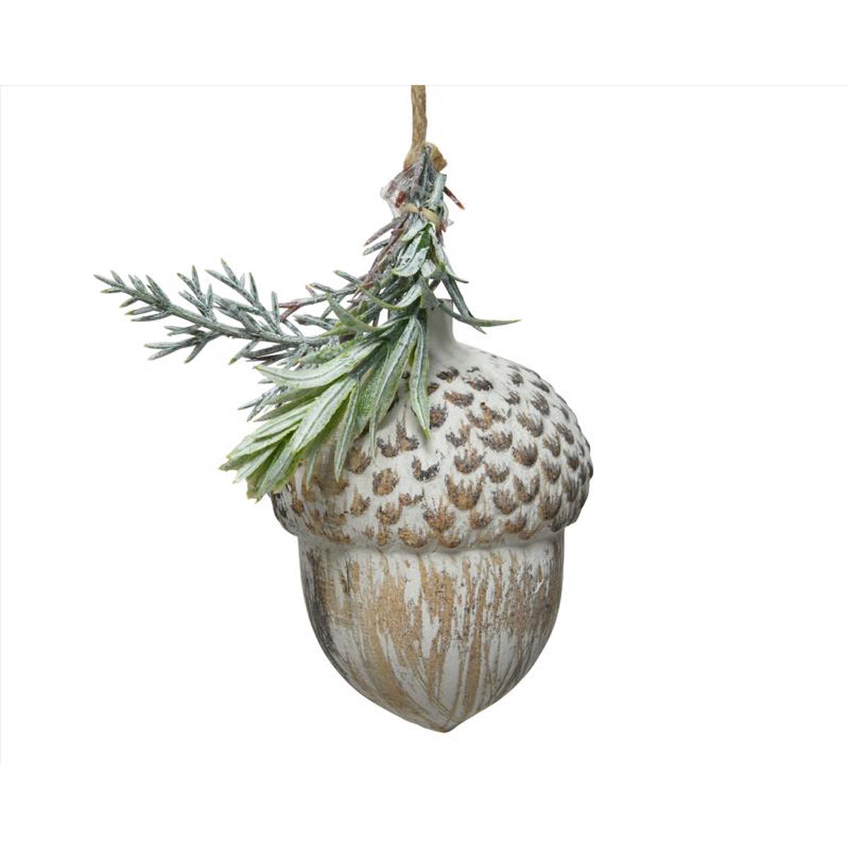Decoris 521049 Christmas PineconeLeafs Ornament Multicolored