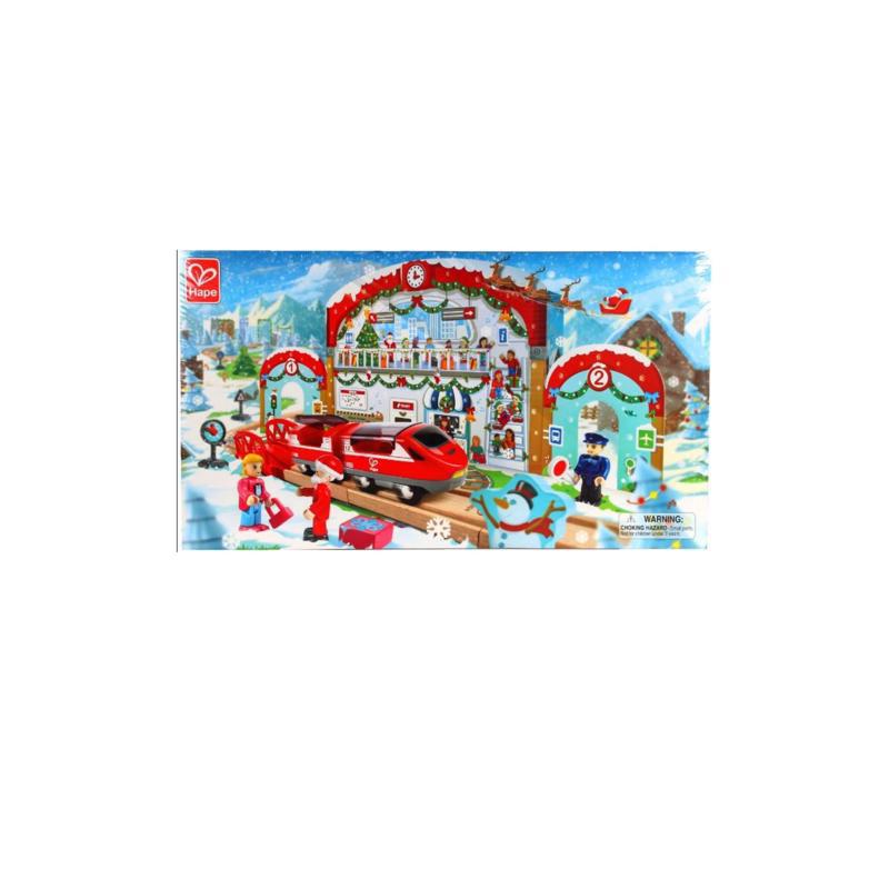 Hape E3770 Christmas Railway Advent Calendar Wood