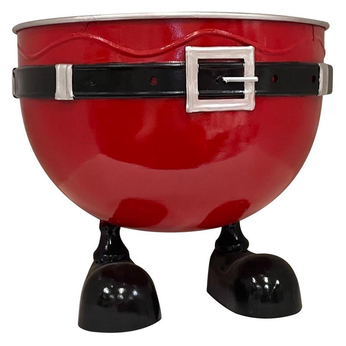 Sullivans ACE185 Santa Footed Indoor Christmas Decor BlackRed