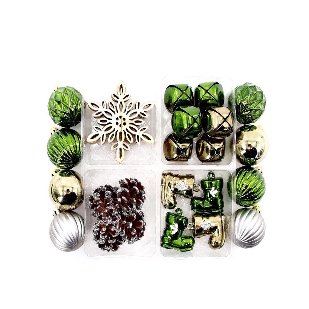 Celebrations C-23067 B Winter Woodland Ornaments Multicolred