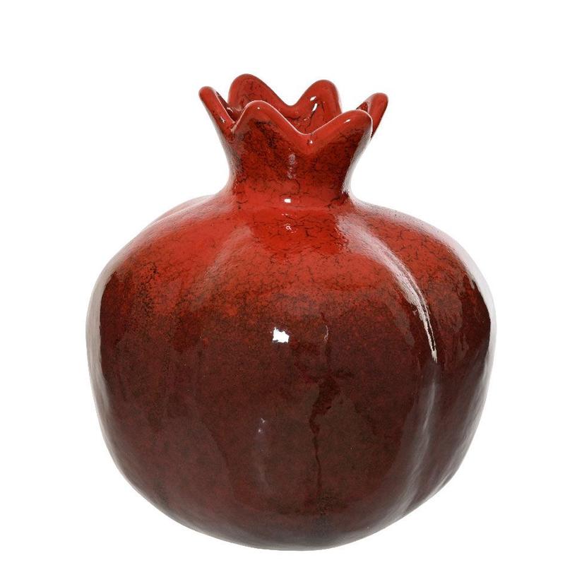Ceramic Vase Pomegranate 20x20x21 - Default Title