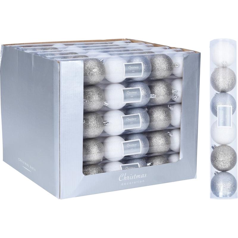Champagne Plastic Balls 6cm S/6 - Default Title