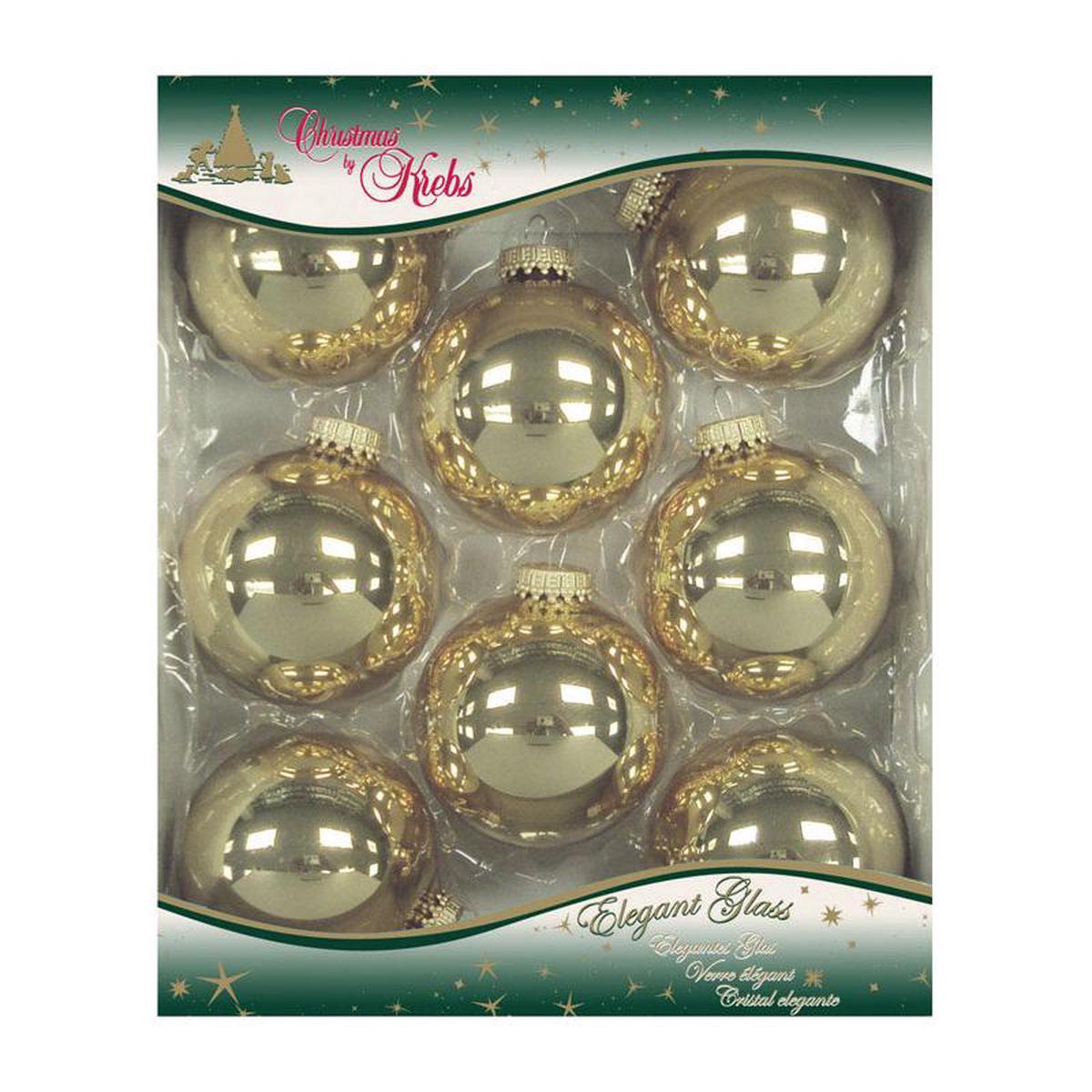 Christmas by Krebs CBK70132 Ball Ornament Aztec Gold