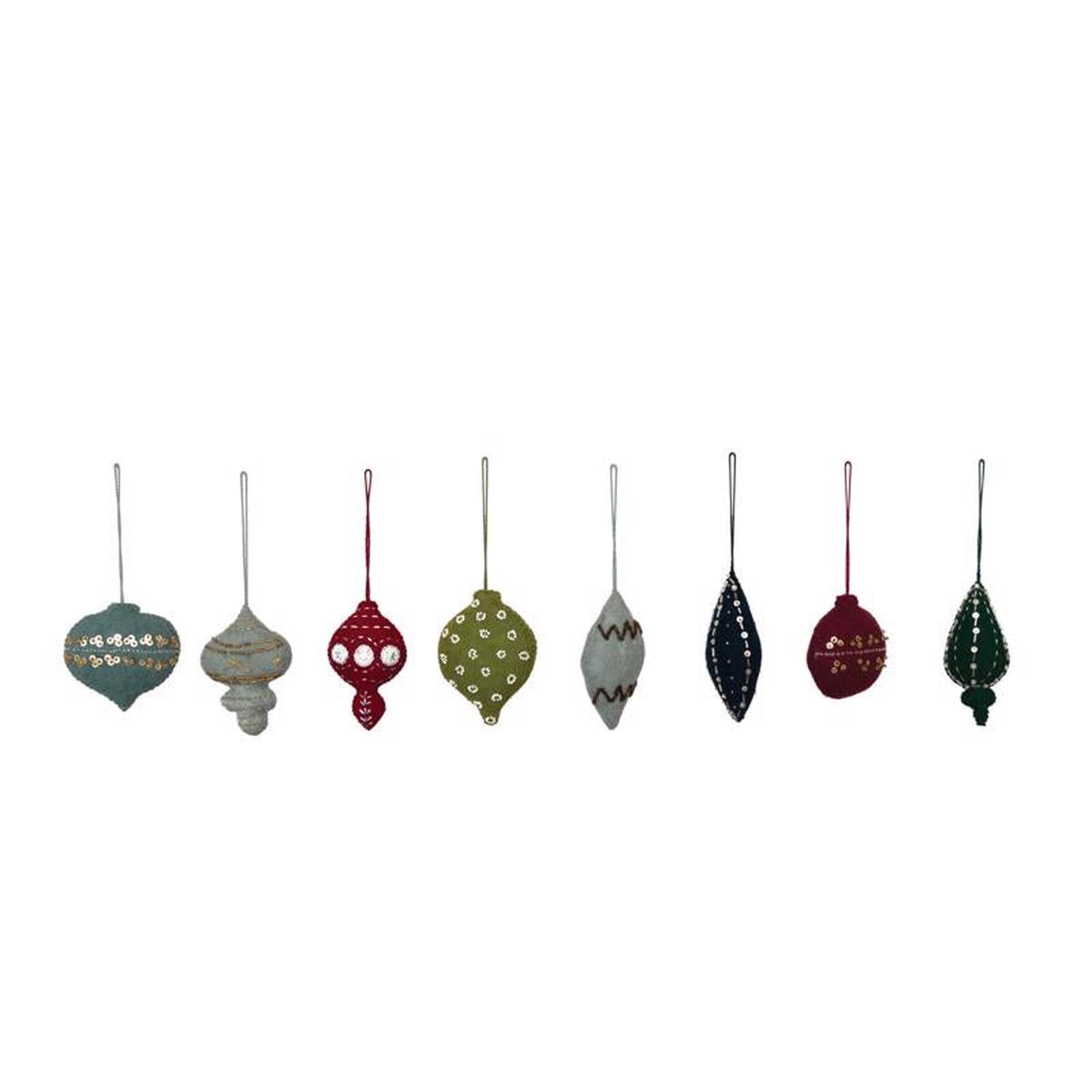 Creative Co-op XS0256A Christmas Ornament Assorted Color