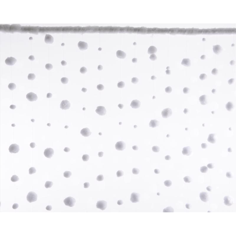 Decoris 474759 Snowflake Indoor Christmas Decor, White