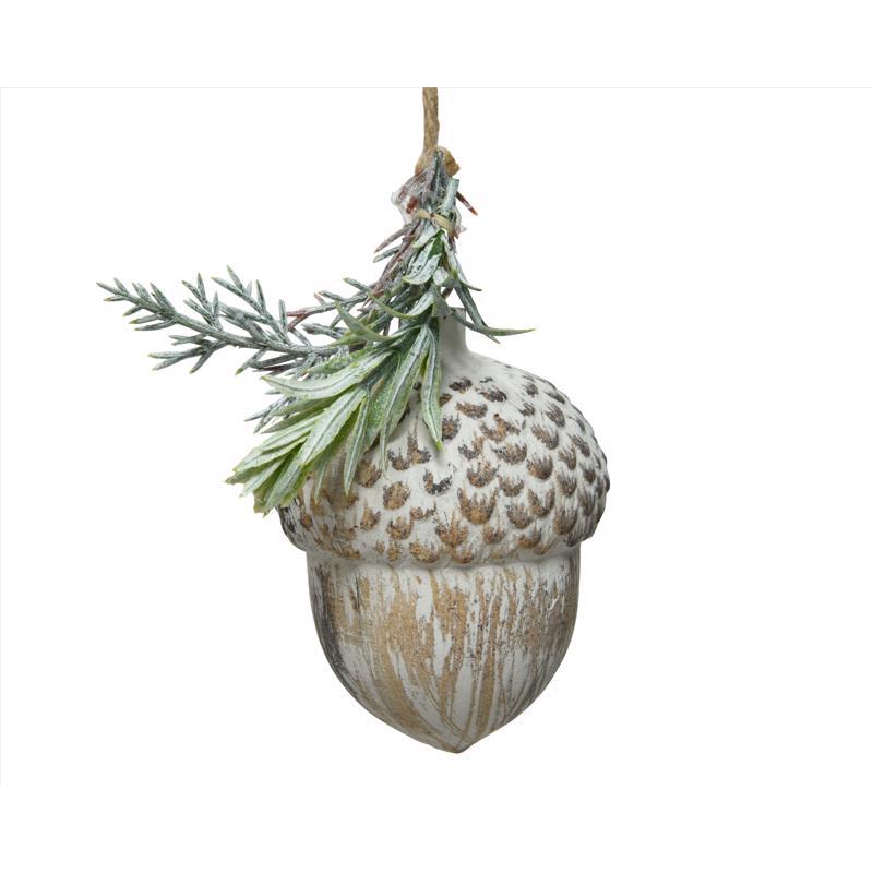 Decoris 521049 Christmas Pinecone/Leafs Ornament, Multicolored