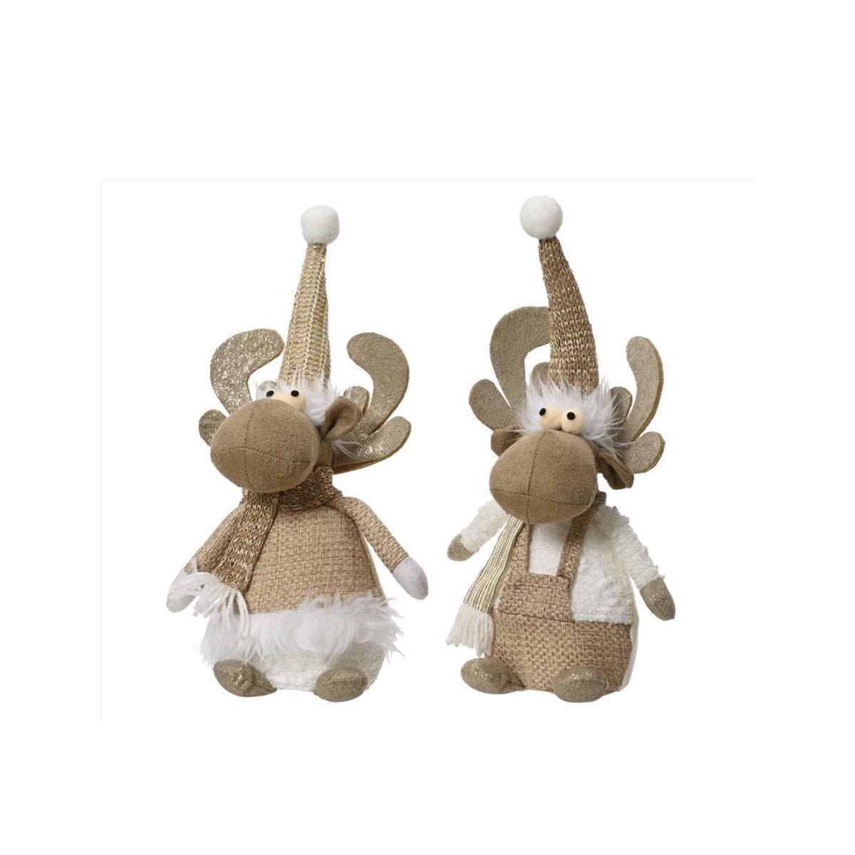 Decoris 523525 Plush Deer Polyester