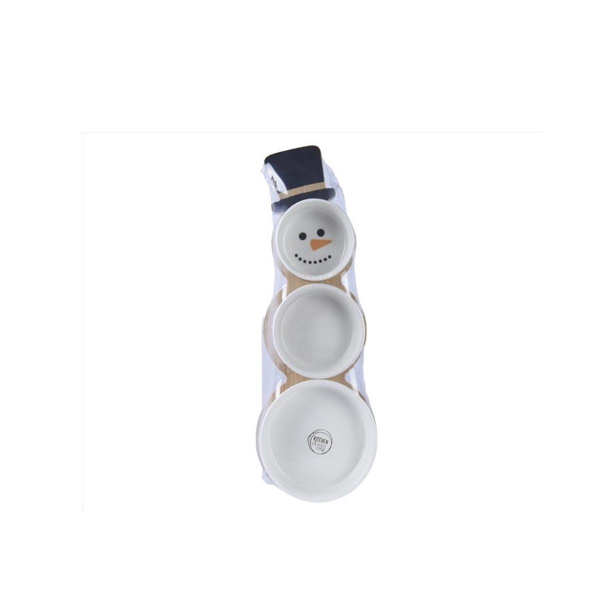 Decoris 608069 Tapasset Snowman Table Decor Porcelain