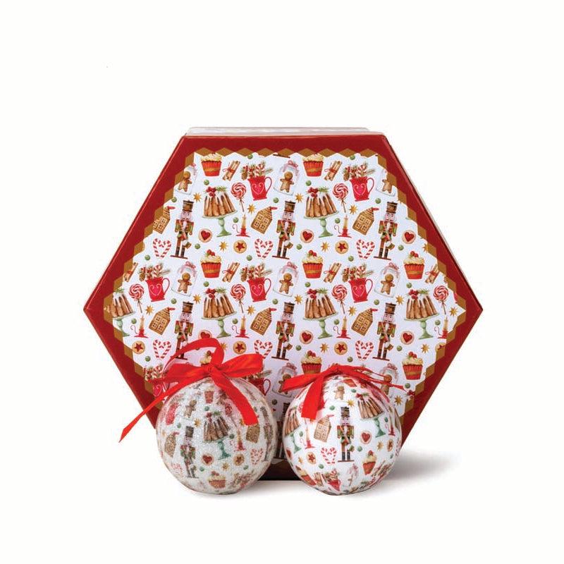 Ecological Nutcracker Ball with Box 8cm S/14 - Default Title