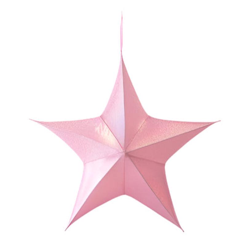 FABRIC STAR PINK IRIDESCENT 80cm - Default Title