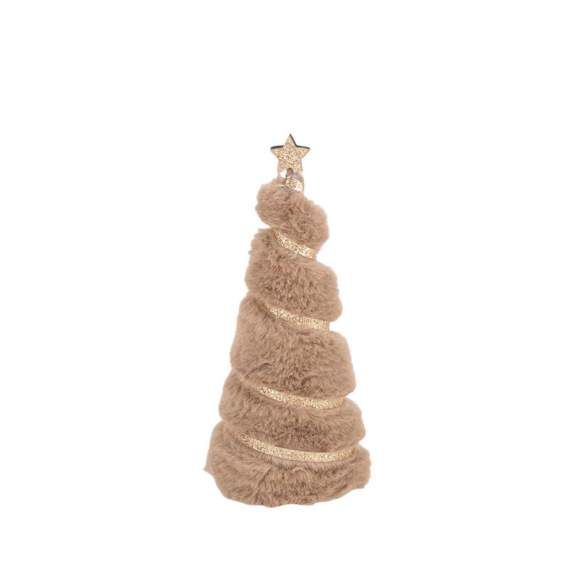 Furry Tree Beige 8x8x18 - Default Title