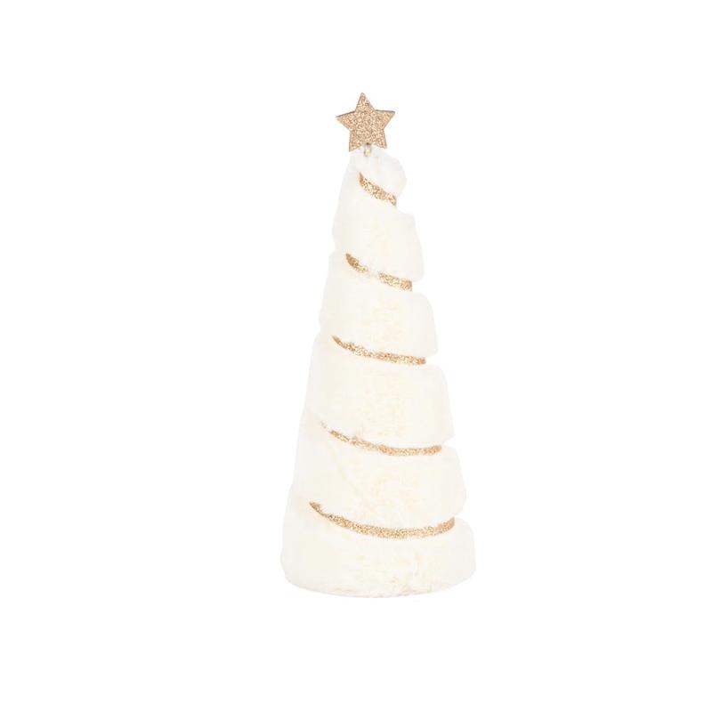 Furry Tree White 9x9x24 - Default Title