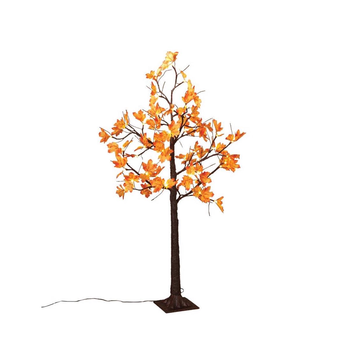Gerson 2366880 LED Maple Leaf Lighted Tree Fall Decor Warm White
