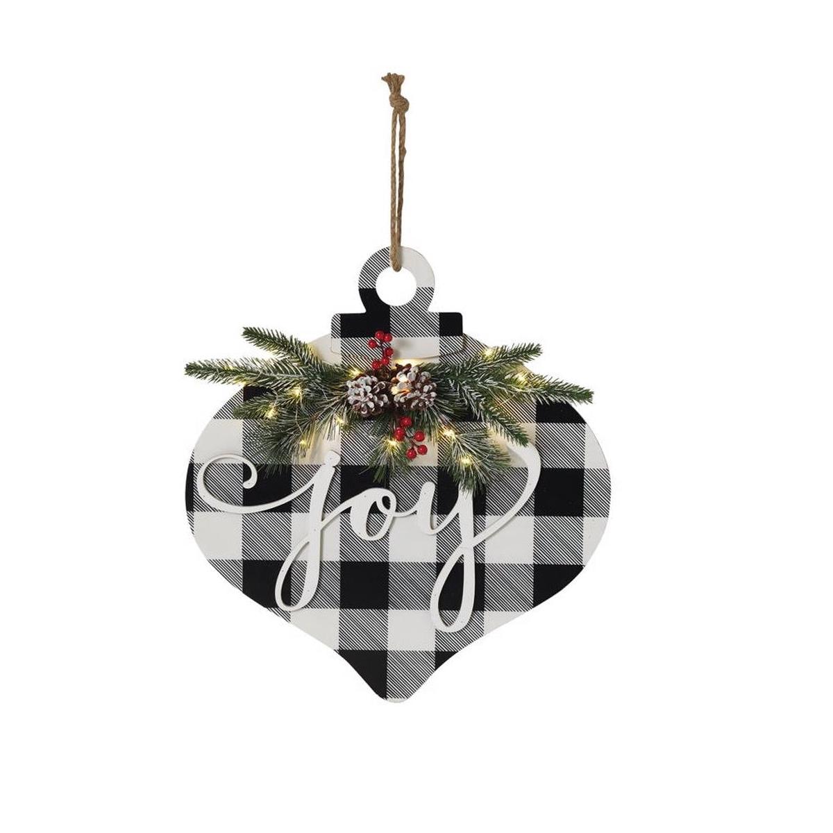 Gerson 2532390 LED Joy Indoor Christmas Decor Multicolored