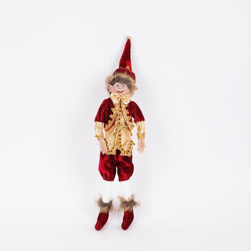 HARLEQUIN WITH BORDEAUX COSTUME 15x8x53 - Default Title