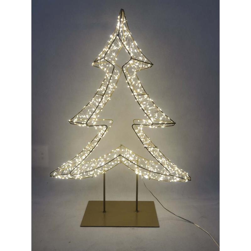 Metallic Gold Tree 720LED on WW Base 30x11x46 - Default Title