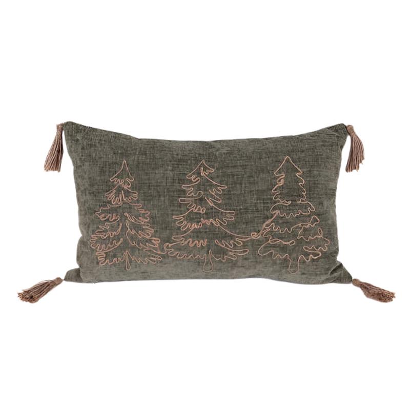 OIL PILLOW WITH CHRISTMAS TREES 50x5x30 - Default Title