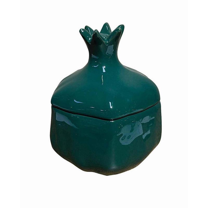 Pomegranate Open Ceramic Green 16x11cm - Default Title