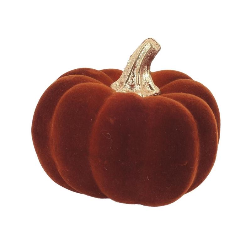 Pumpkin Velvet Amber with Gold 9x9x7 - Default Title