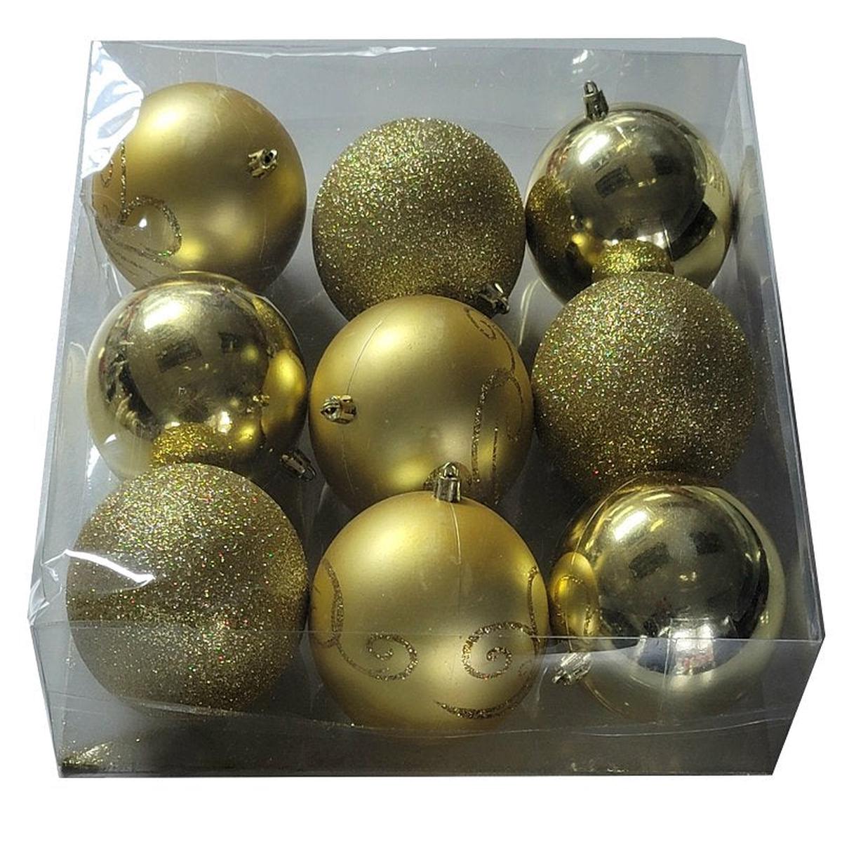 Santas Forest 99946 Ornament 100 mm Smooth Plastic Assorted